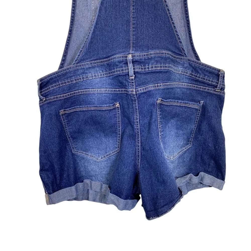 NOBO Junior 19 XXL Relaxed Fit Denim Overalls denim jean cotton stretch shortall